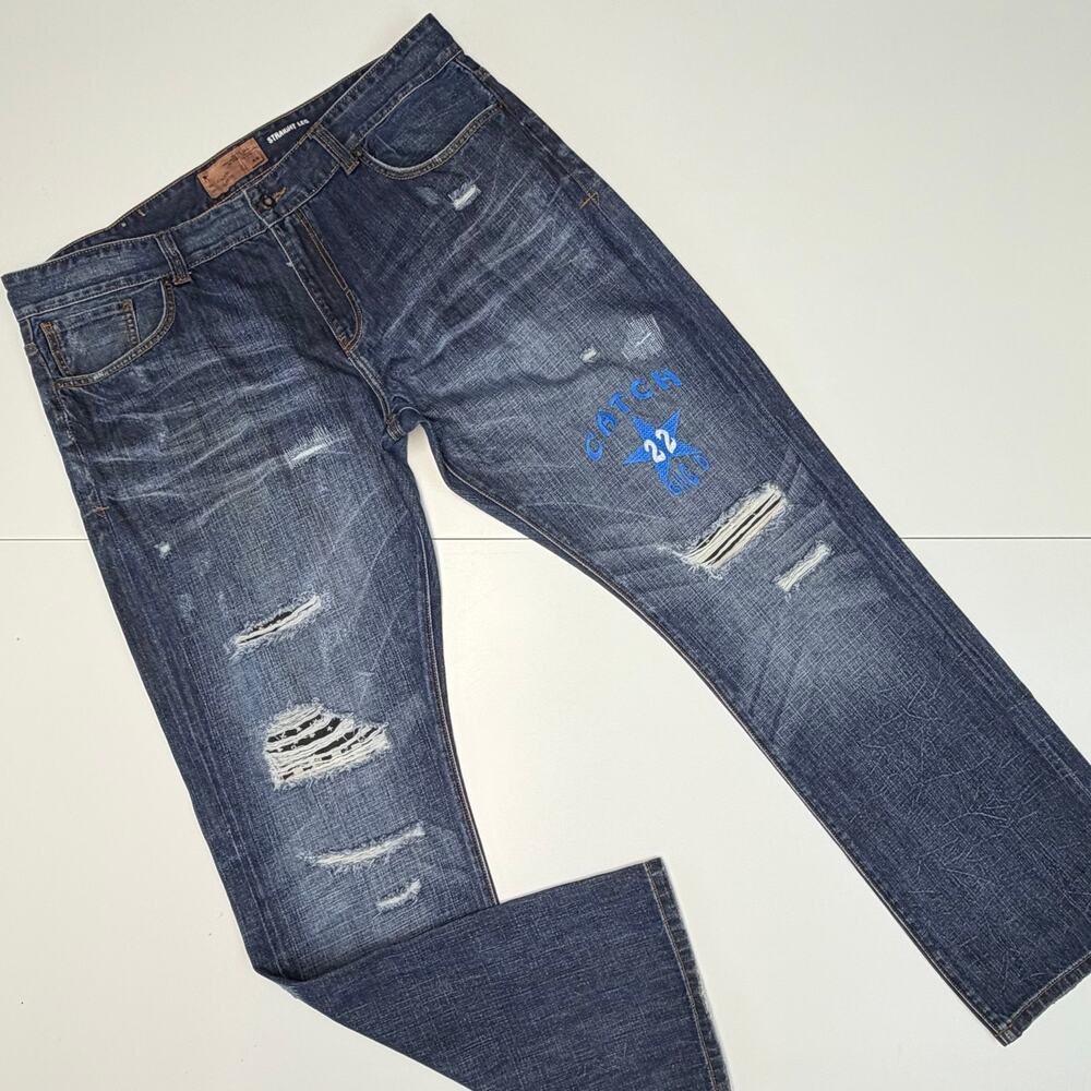 Y2K Men’s Vintage Rocawear Straight Leg Jeans Size 40